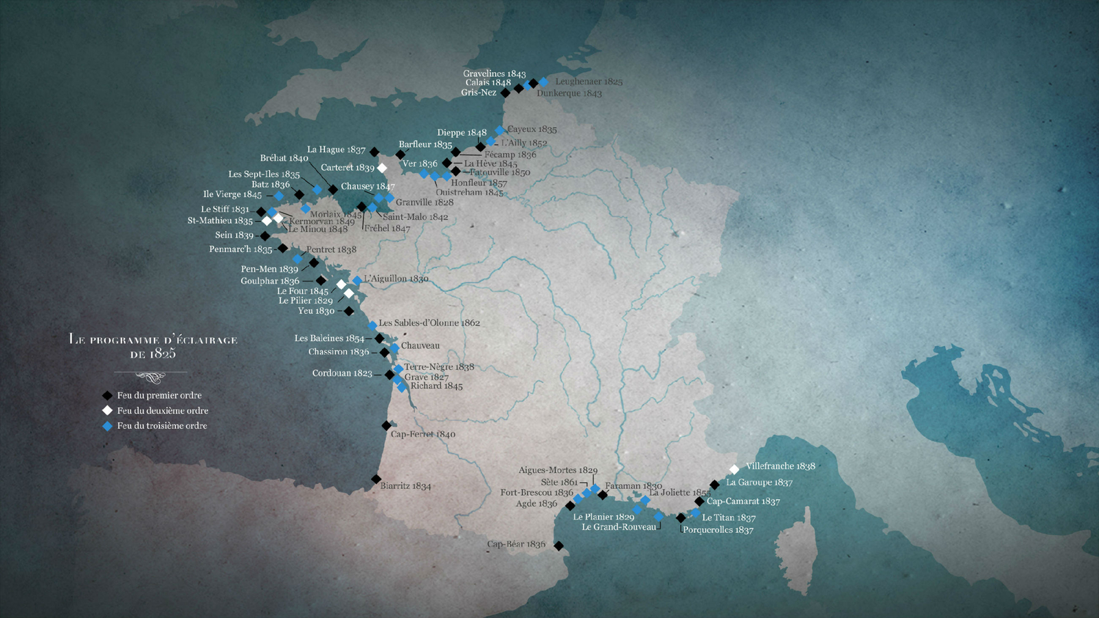 Programme d'éclairage des côtes de 1825