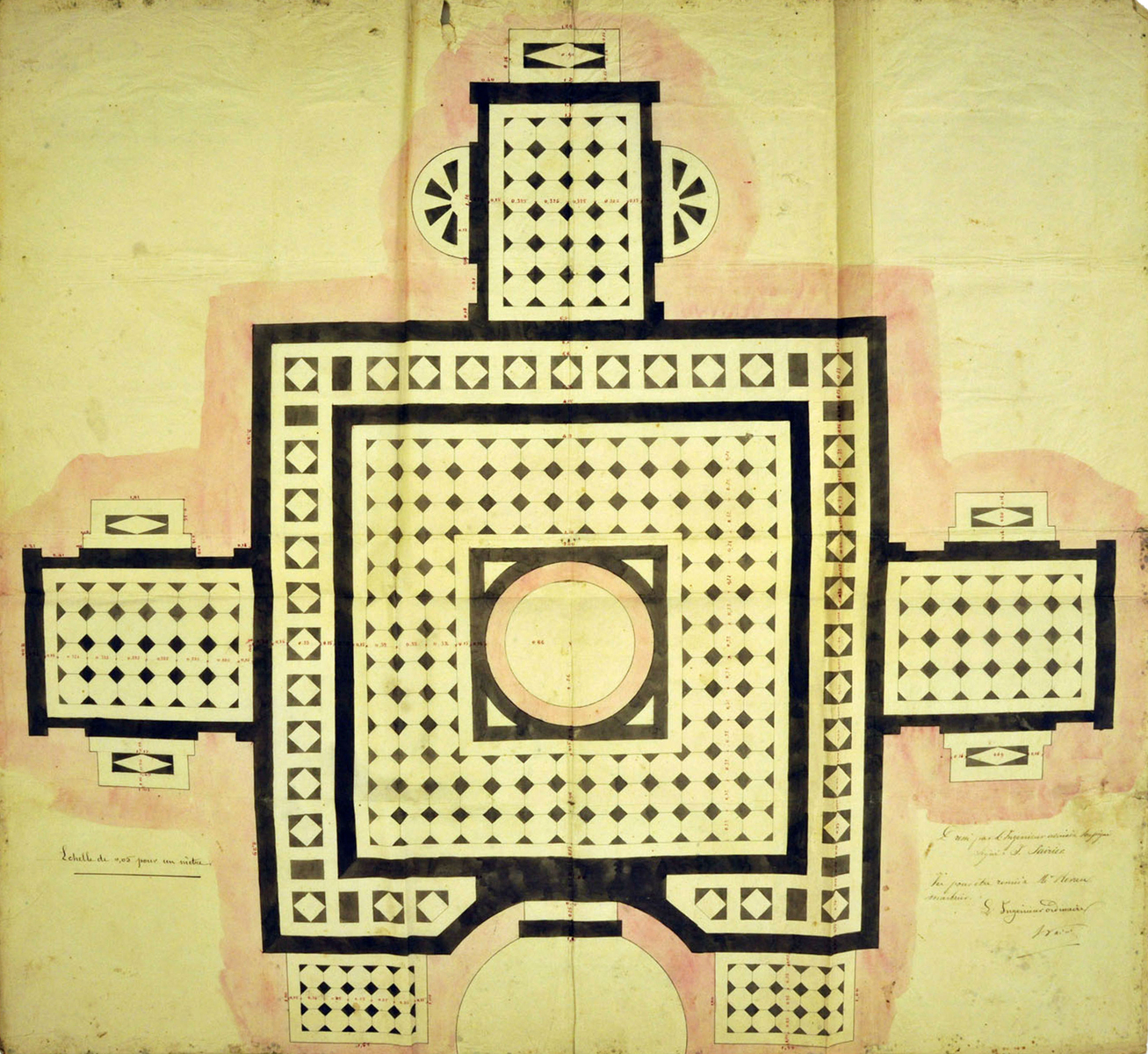 Carrelage de la salle à manger