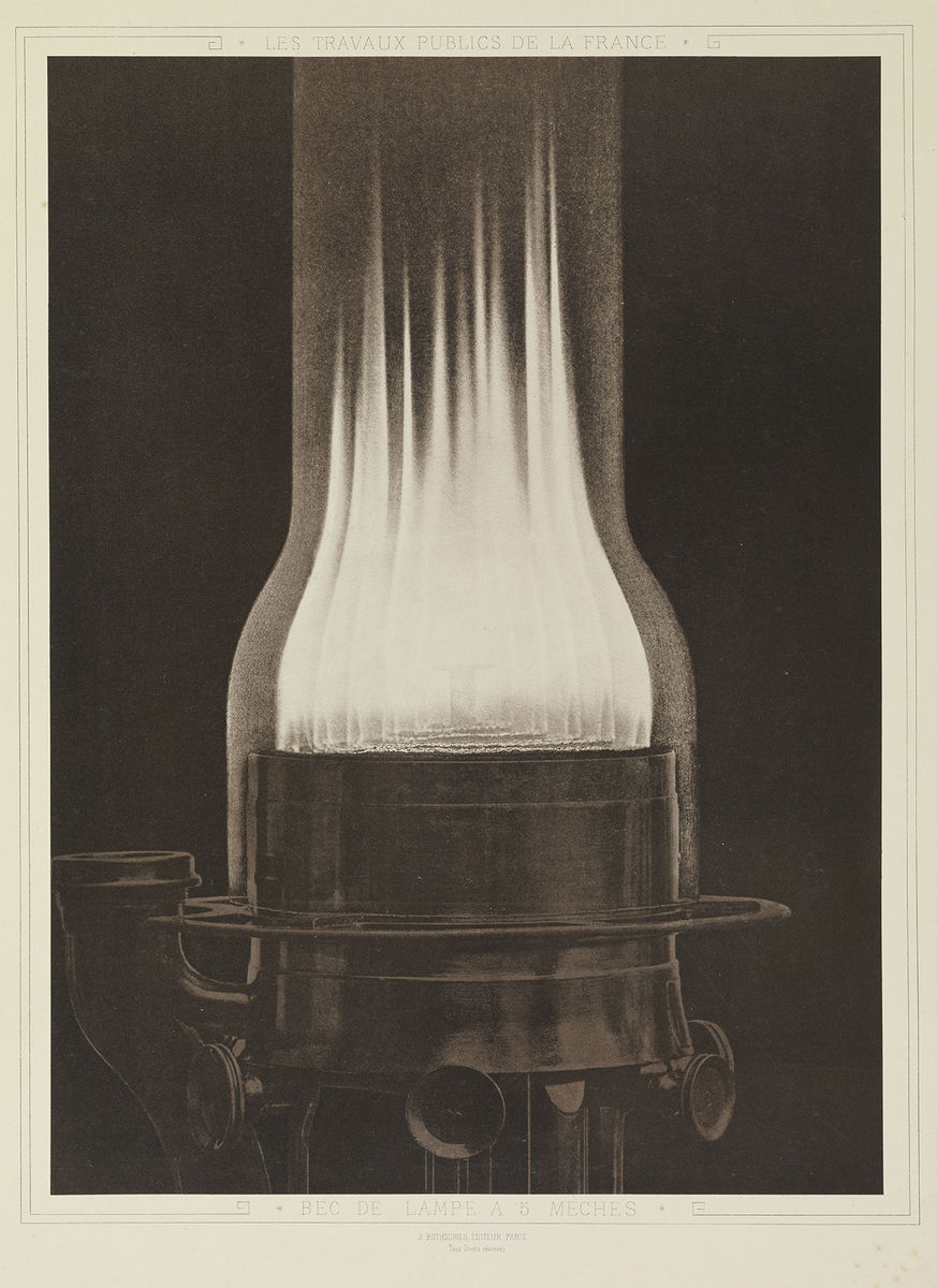 Lampe à cinq mèches