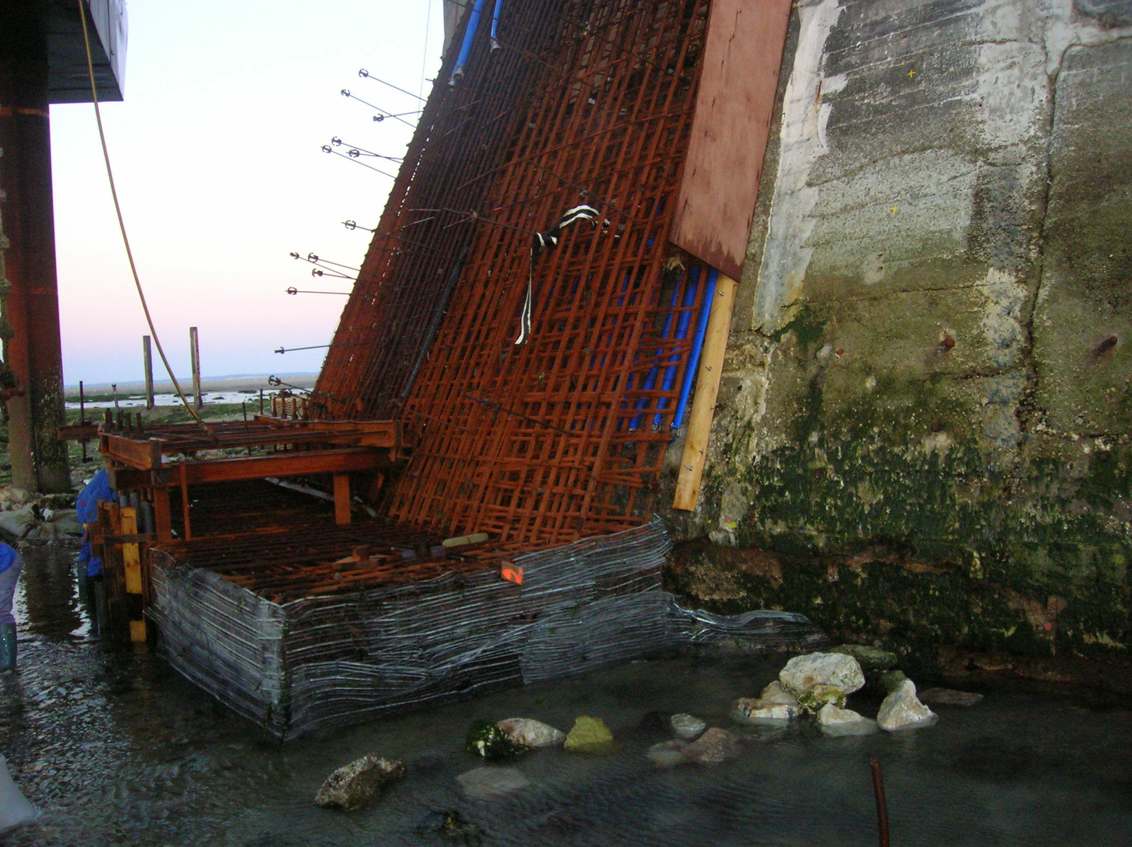 Reconstruction de la cuirasse en 2005