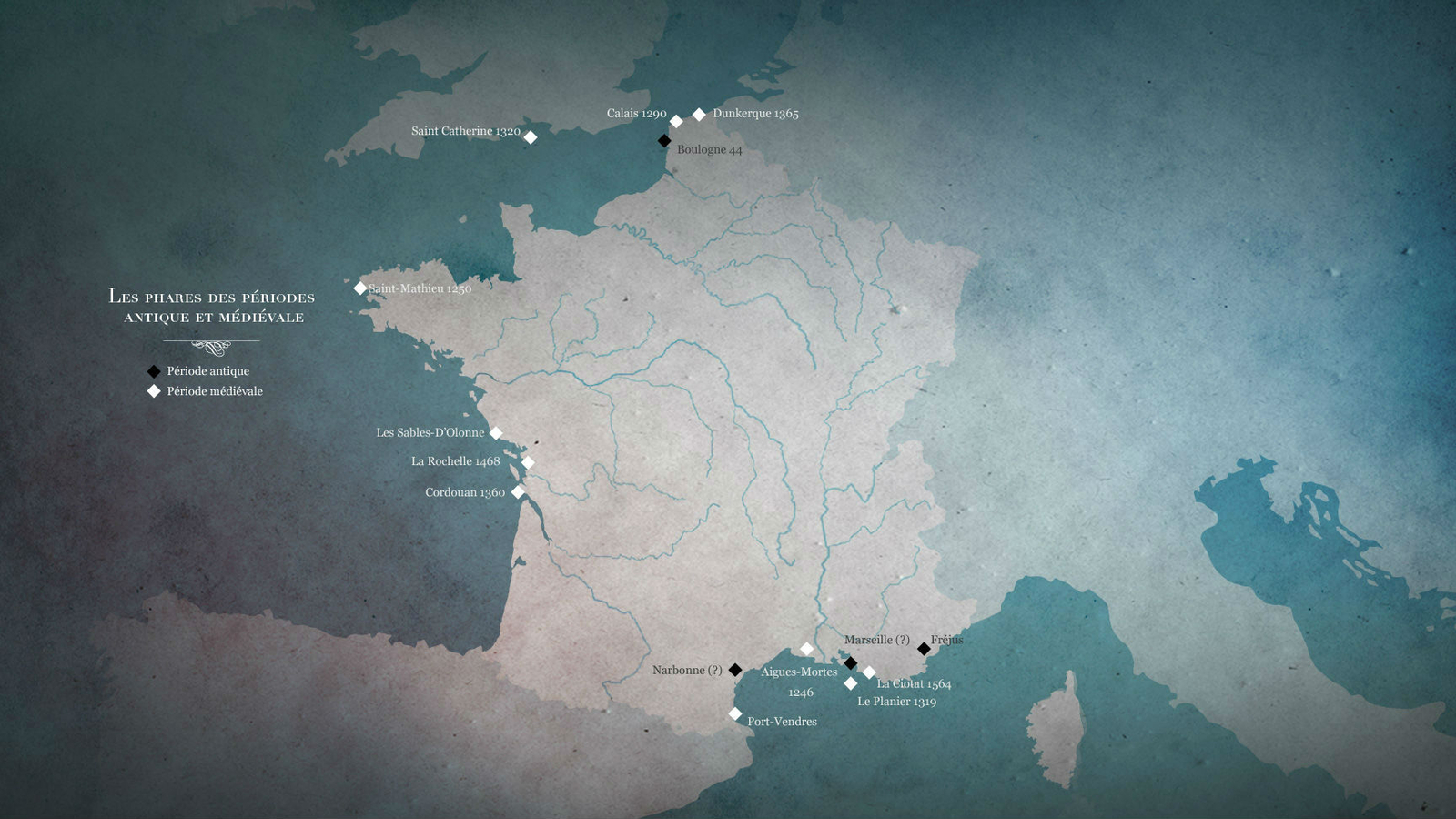 Les phares aux périodes antique et médiévale