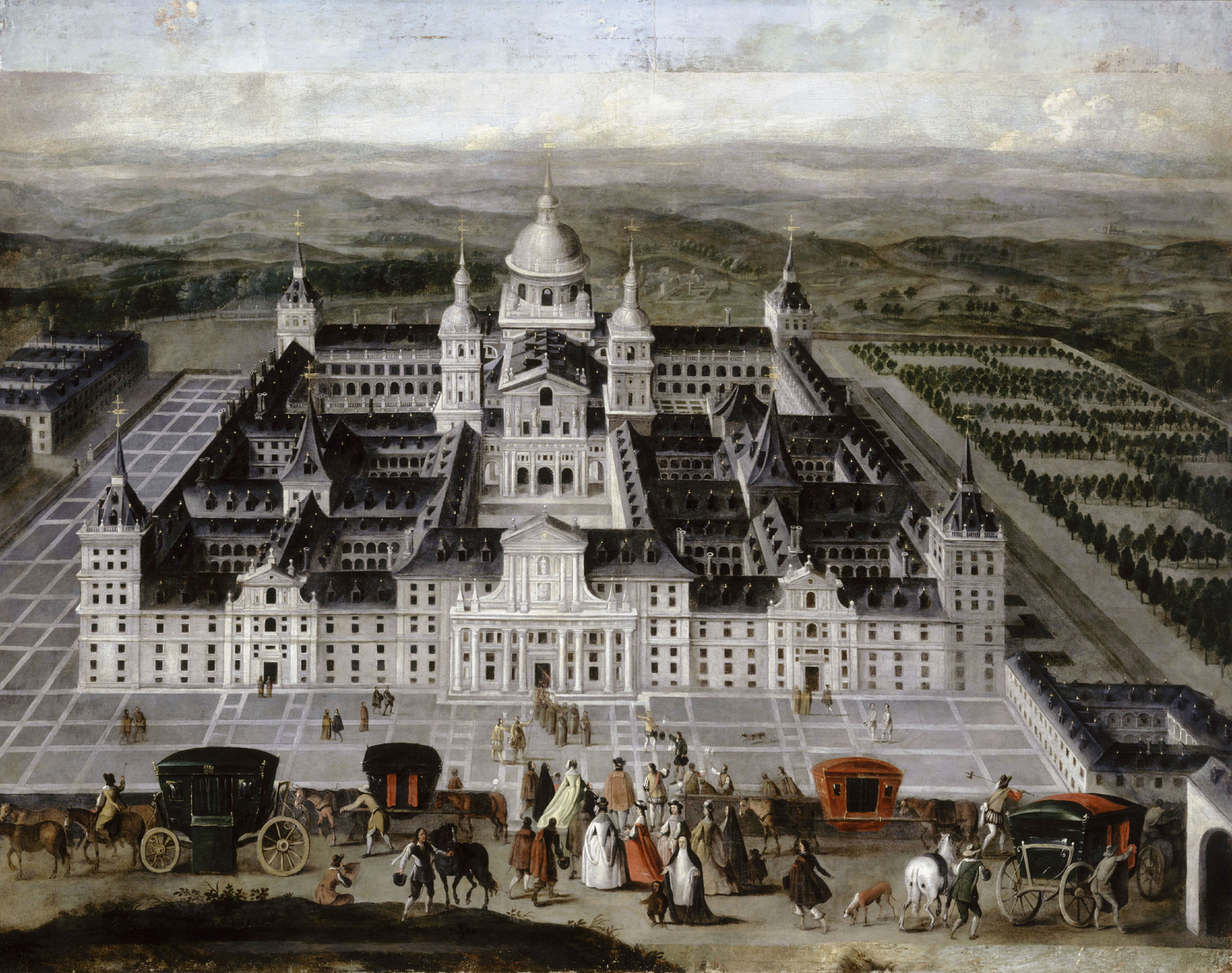 Vue de palais de l'Escorial