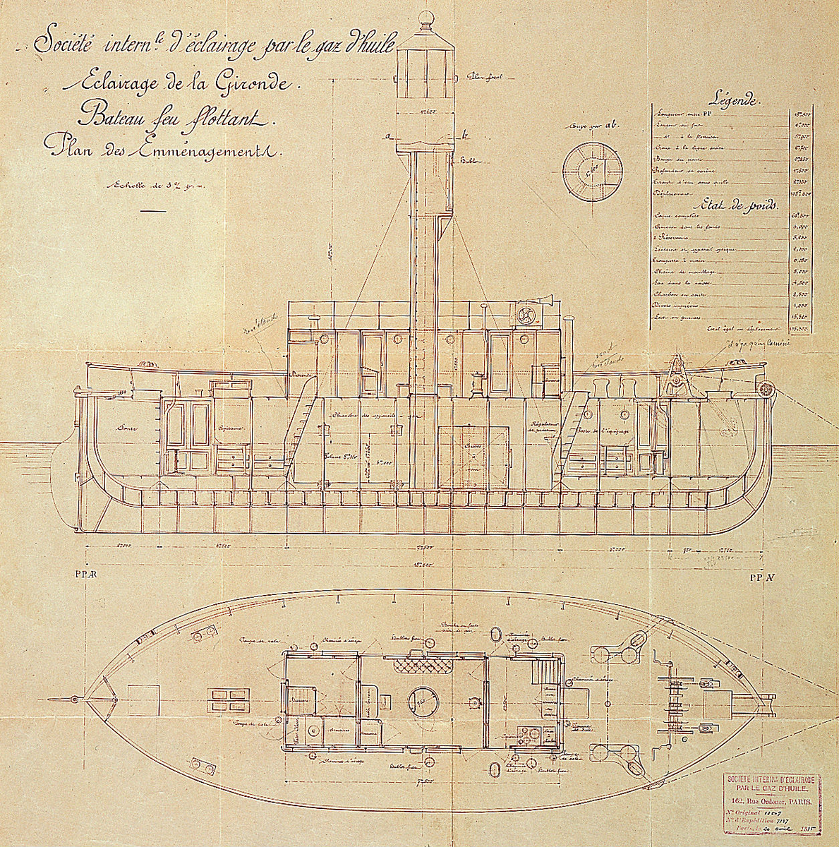 Plan d'aménagement du Talais III (1896)
