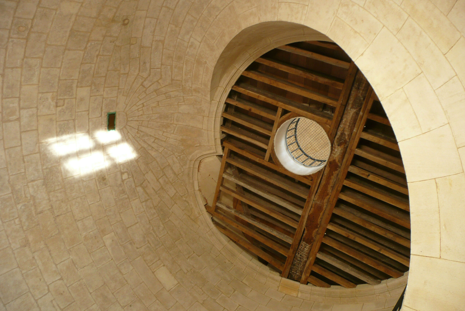 Appareil de pierre de l'escalier de Cordouan