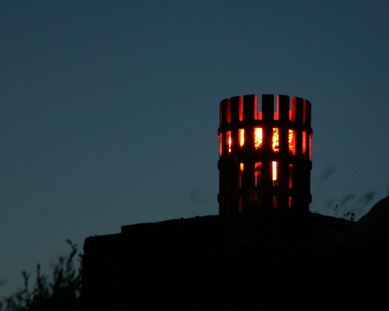 Restitution d'un feu à charbon